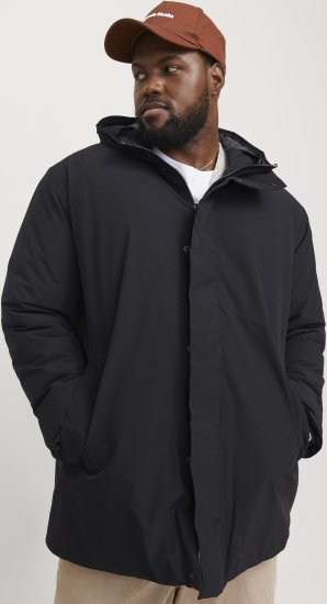 Jack & Jones KEEN Windproof Parka Black - Jakid ja joped - Joped, suured suurused: 2XL – 12XL