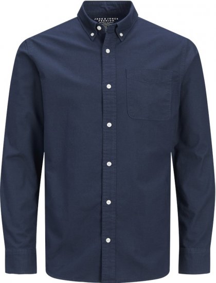 Jack & Jones Brook Oxford Long Sleeve Shirt Navy Blazer - Särgid - Meeste suured särgid 2XL – 8XL