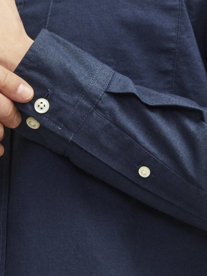 Jack & Jones Brook Oxford Long Sleeve Shirt Navy Blazer - Särgid - Meeste suured särgid 2XL – 8XL