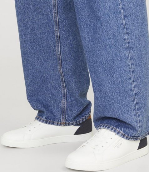 Jack & Jones Jordan Sneakers Bright White/NAVY BLAZER - Meeste jalatsid 40-52 - 