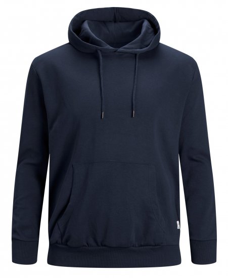 Jack & Jones Basic Sweat Hood Navy Blazer - Sviitrid ja dressipluusid - Meeste suured kapuutsiga jakid suurustes 2XL – 14XL