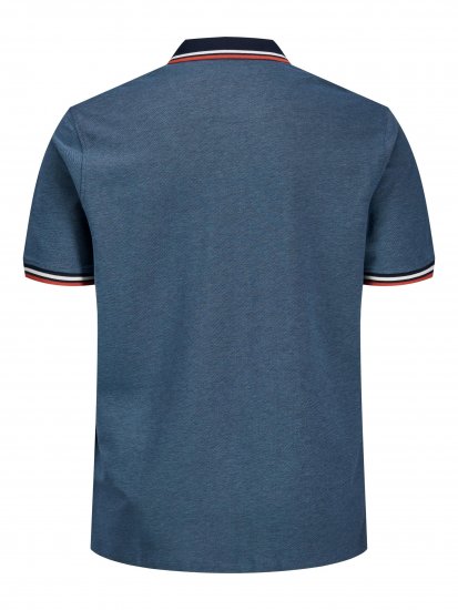 Jack & Jones Paulos Polo Denim Blue - Polosärgid - Meeste suured polosärgid 2XL – 8XL