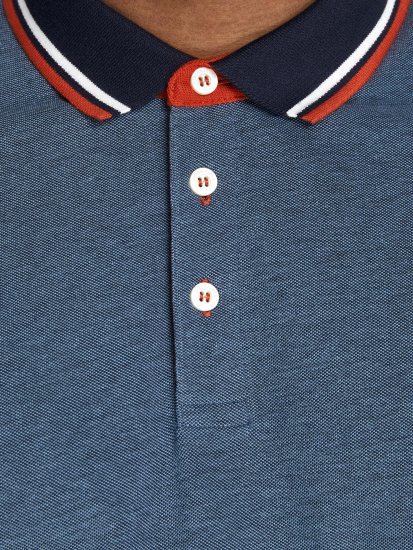 Jack & Jones Paulos Polo Denim Blue - Polosärgid - Meeste suured polosärgid 2XL – 8XL