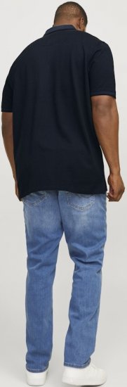 Jack & Jones PAULOS Short Sleeve Polo Dark Navy/PS - Polosärgid - Meeste suured polosärgid 2XL – 8XL