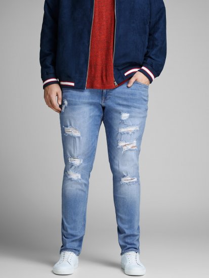 Jack & Jones Liam Jeans Blue Denim - Teksad ja püksid - Meeste suured teksad W40 – W70