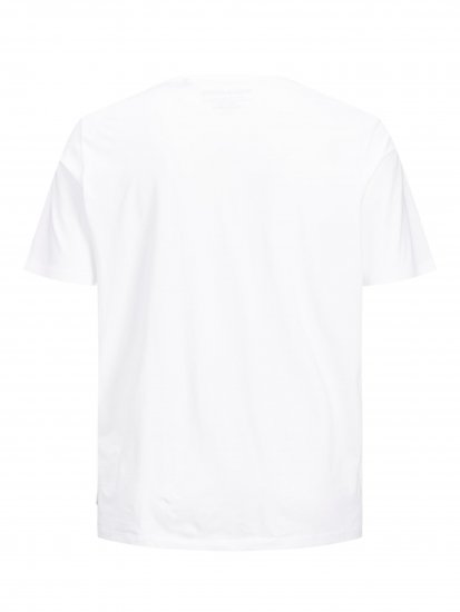 Jack & Jones Organic Basic T-shirt White - T-särgid - Suured T-särgid 2XL – 14XL