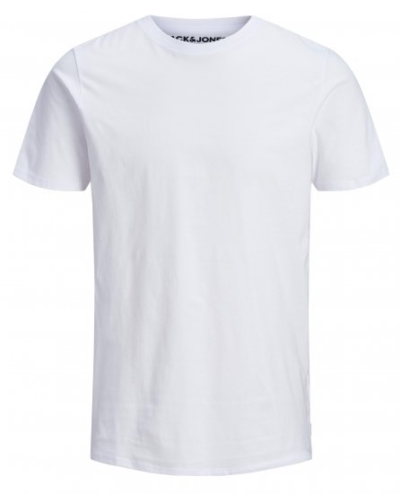 Jack & Jones Organic Basic T-shirt White - T-särgid - Suured T-särgid 2XL – 14XL