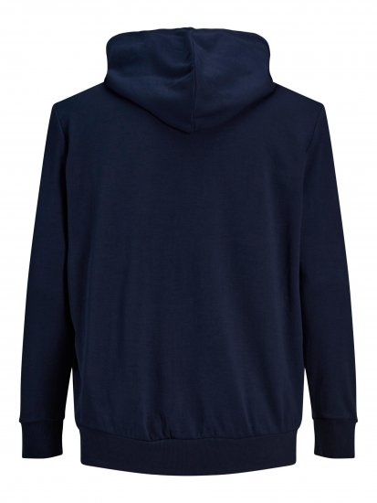Jack & Jones Basic Sweat Zip Hood Navy Blazer - Sviitrid ja dressipluusid - Meeste suured kapuutsiga jakid suurustes 2XL – 14XL