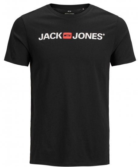 Jack & Jones JJECORP LOGO T-Shirt Black - T-särgid - Suured T-särgid 2XL – 14XL