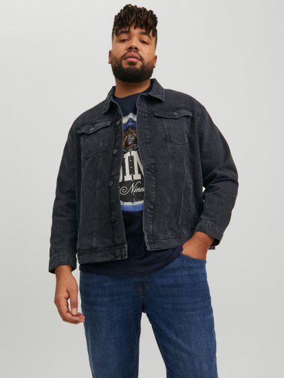 Jack & Jones JJIJEAN Denim Jacket Black Denim - Jakid ja joped - Joped, suured suurused: 2XL – 12XL
