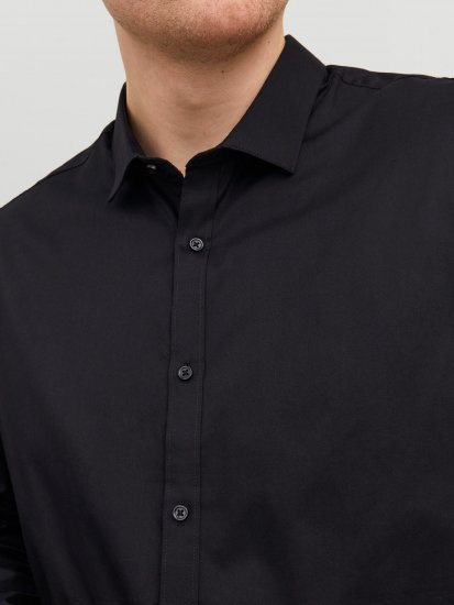 Jack & Jones CARDIFF Dress Shirt Black - Särgid - Meeste suured särgid 2XL – 8XL