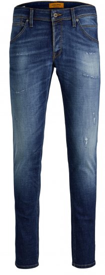 Jack & Jones GLENN FOX GE 348 Jeans Blue Denim - Teksad ja püksid - Meeste suured teksad W40 – W70