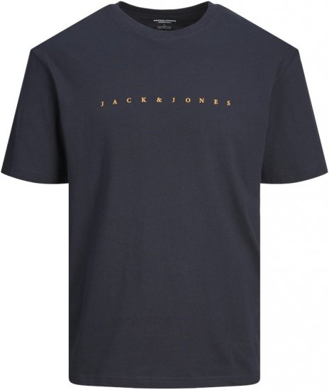 Jack & Jones STAR T-Shirt Dark Navy - T-särgid - Suured T-särgid 2XL – 14XL