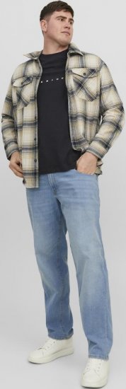 Jack & Jones STAR T-Shirt Black - T-särgid - Suured T-särgid 2XL – 14XL