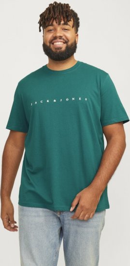 Jack & Jones STAR T-Shirt Deep Teal - T-särgid - Suured T-särgid 2XL – 14XL