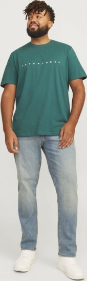 Jack & Jones STAR T-Shirt Deep Teal - T-särgid - Suured T-särgid 2XL – 14XL