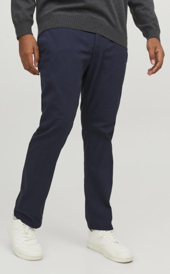 Jack & Jones JPSTMARCO JJDAVE Chinos Navy Blazer - Teksad ja püksid - Meeste suured teksad W40 – W70