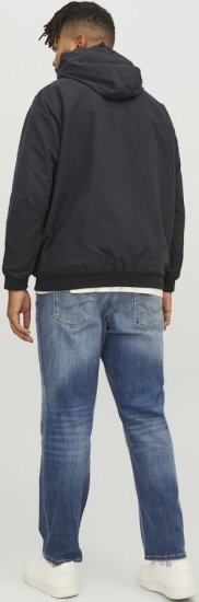 Jack & Jones RUSH SOLID Bomber Jacket with Hood Black - Jakid ja joped - Joped, suured suurused: 2XL – 12XL