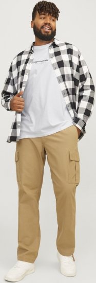 Jack & Jones ESTERBRO T-Shirt Bright White - T-särgid - Suured T-särgid 2XL – 14XL