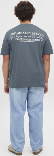 Jack & Jones Lington Crew Neck T-Shirt Grey - T-särgid - Suured T-särgid 2XL – 14XL