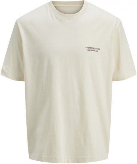 Jack & Jones Lington Crew Neck T-Shirt White - T-särgid - Suured T-särgid 2XL – 14XL
