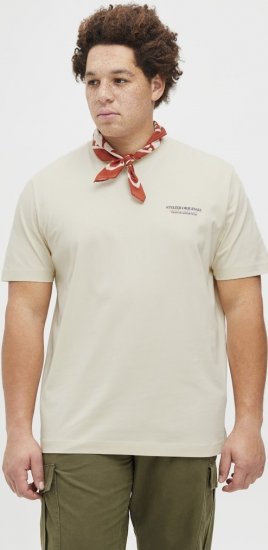 Jack & Jones Lington Crew Neck T-Shirt White - T-särgid - Suured T-särgid 2XL – 14XL