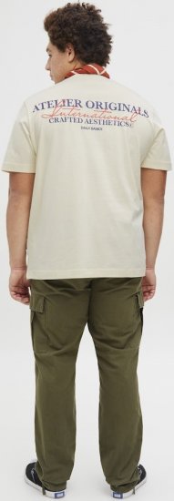 Jack & Jones Lington Crew Neck T-Shirt White - T-särgid - Suured T-särgid 2XL – 14XL