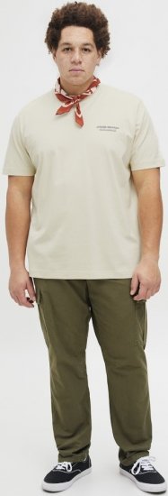 Jack & Jones Lington Crew Neck T-Shirt White - T-särgid - Suured T-särgid 2XL – 14XL