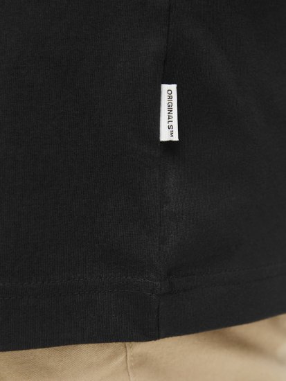 Jack & Jones Lington Crew Neck T-Shirt Black - T-särgid - Suured T-särgid 2XL – 14XL