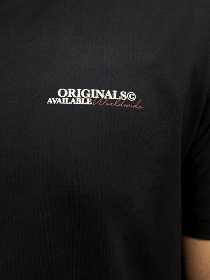 Jack & Jones Lington Crew Neck T-Shirt Black - T-särgid - Suured T-särgid 2XL – 14XL