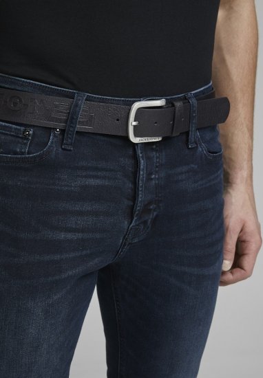Jack & Jones HARRY Belt Black - Rihmad - Pikad Rihmad W40-W70/2XL-8XL