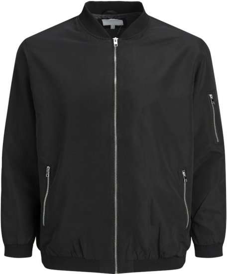 Jack & Jones RUSH Bomber Jacket Black - Jakid ja joped - Joped, suured suurused: 2XL – 12XL