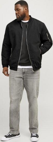 Jack & Jones RUSH Bomber Jacket Black - Jakid ja joped - Joped, suured suurused: 2XL – 12XL