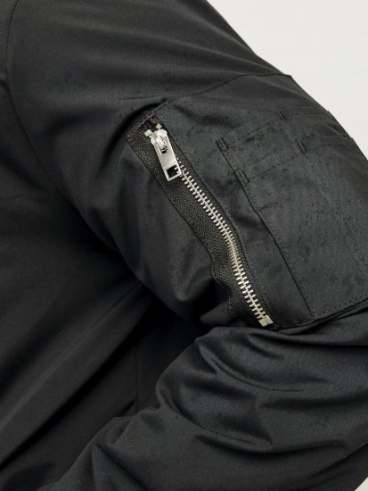 Jack & Jones RUSH Bomber Jacket Black - Jakid ja joped - Joped, suured suurused: 2XL – 12XL