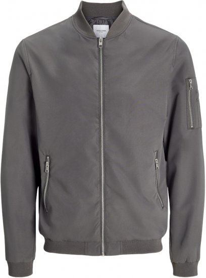 Jack & Jones RUSH Bomber Jacket Grey - Jakid ja joped - Joped, suured suurused: 2XL – 12XL