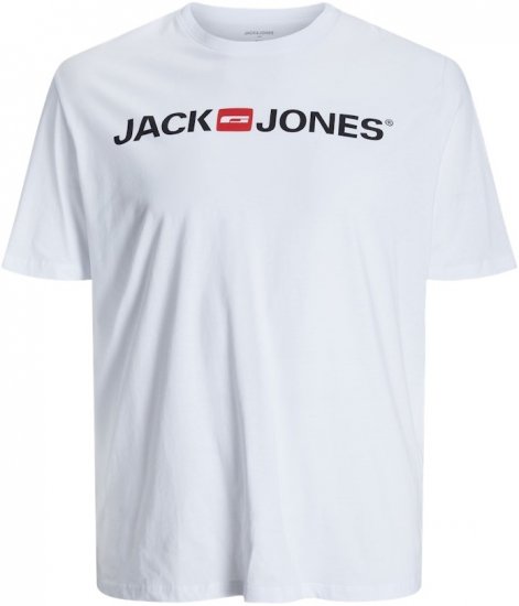 Jack & Jones JJECORP LOGO T-Shirt White - T-särgid - Suured T-särgid 2XL – 14XL