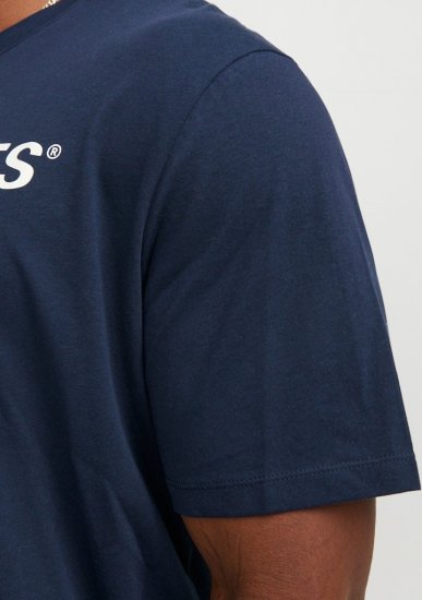 Jack & Jones Corp Logo Crew Neck T-Shirt Navy Blazer - T-särgid - Suured T-särgid 2XL – 14XL
