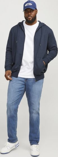 Jack & Jones GLENN ORIGINAL AM 815 Jeans Blue Denim - Teksad ja püksid - Meeste suured teksad W40 – W70