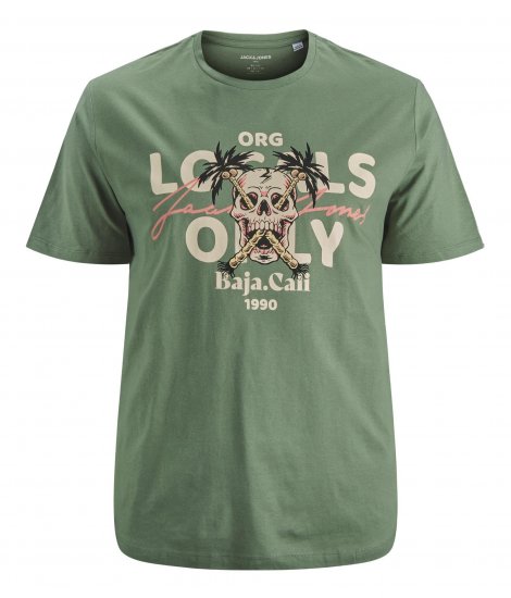 Jack & Jones Summerskull T-Shirt Sea Spray - T-särgid - Suured T-särgid 2XL – 14XL