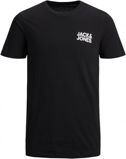 Jack & Jones CORP Logo T-Shirt Black - T-särgid - Suured T-särgid 2XL – 14XL