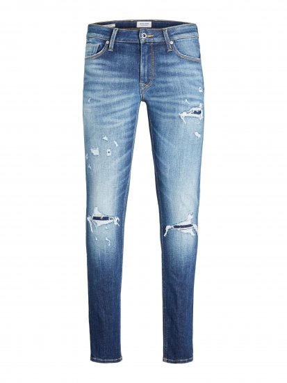 Jack & Jones JJIGLENN JJSEAL Blue Denim Jeans - Teksad ja püksid - Meeste suured teksad W40 – W70