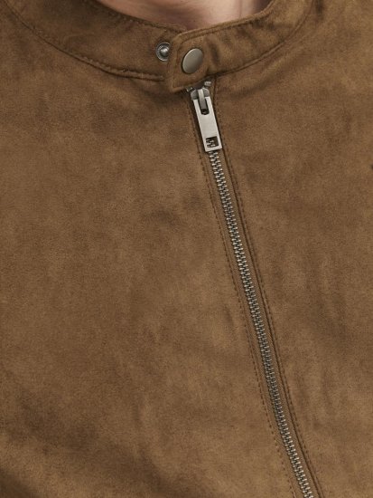 Jack & Jones Rocky Urban Rider Leather Jacket Brown - Jakid ja joped - Joped, suured suurused: 2XL – 12XL