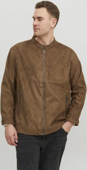 Jack & Jones Rocky Urban Rider Leather Jacket Brown - Jakid ja joped - Joped, suured suurused: 2XL – 12XL