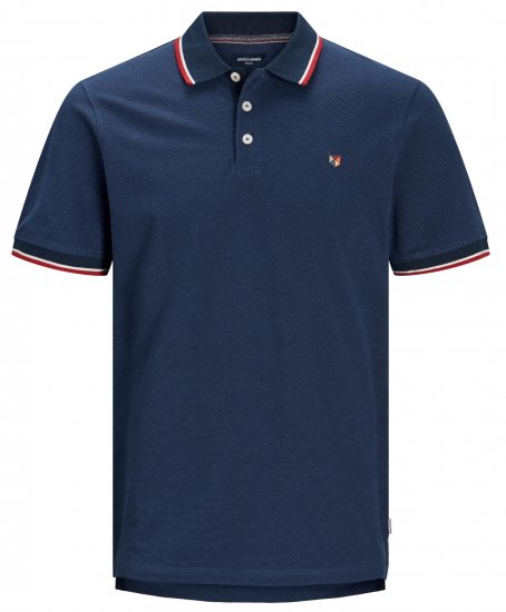 Jack & Jones JPRWINBLU Poloshirt Navy Blazer - Polosärgid - Meeste suured polosärgid 2XL – 8XL