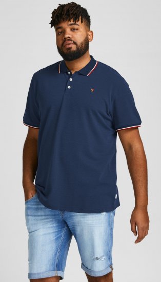 Jack & Jones JPRWINBLU Poloshirt Navy Blazer - Polosärgid - Meeste suured polosärgid 2XL – 8XL