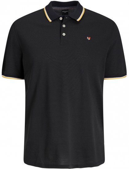Jack & Jones JPRWINBLU Poloshirt Black - Polosärgid - Meeste suured polosärgid 2XL – 8XL