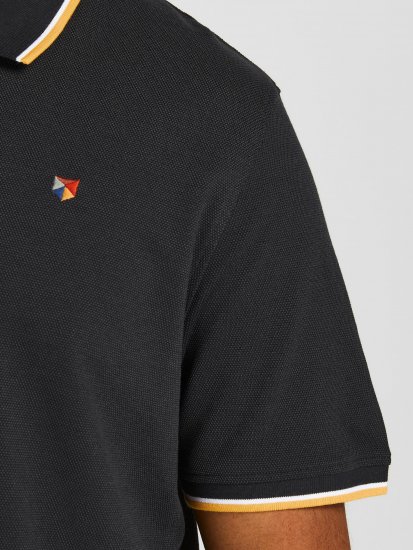 Jack & Jones JPRWINBLU Poloshirt Black - Polosärgid - Meeste suured polosärgid 2XL – 8XL