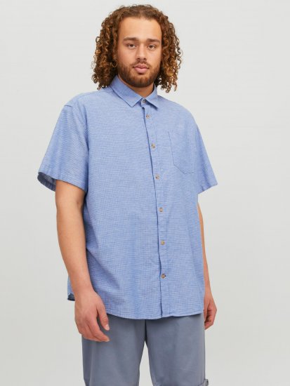 Jack & Jones JORABEL Casual Shirt Ensign Blue - Särgid - Meeste suured särgid 2XL – 8XL