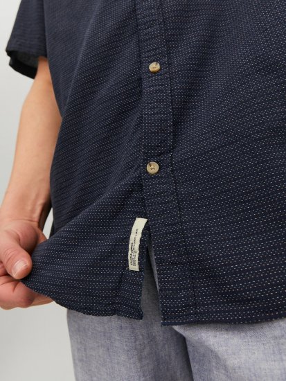 Jack & Jones JORABEL Casual Shirt Navy - Särgid - Meeste suured särgid 2XL – 8XL