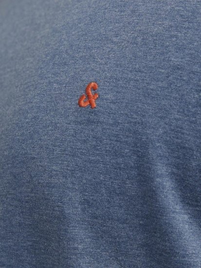 Jack & Jones PAULOS T-Shirt Denim Blue - T-särgid - Suured T-särgid 2XL – 14XL